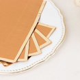 thumbnail image 5 of Balsa Circle 50 Terracotta Plain Soft 2 Ply Dinner Table Paper Napkins with Gold Foil Edge Party Events Decorations, 5 of 8