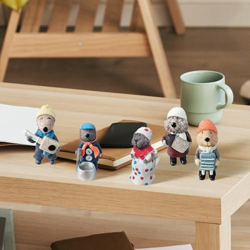 Jug Band Christmas Decorations Resin Otters Muppet Emmet Otters