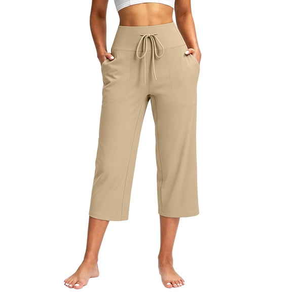 Capri Leggings for Women Gym Yoga Pants Women's Wide Leg Yoga Pants Casual Pants for Women Yoga Pants for Women Lightweight Pants for Women Petite Yoga Pants Spring Pants for Women