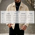 thumbnail image 3 of Turilly Men's Collared Shacket Snap Button Jacket Flap Pockets Casual Lightweight Overshirt for Fall Winter Daily, 3 of 9