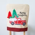 thumbnail image 3 of Fundas navideñas para sillas Fundas navideñas para respaldos de sillas para el salón del hogar para decoración navideña F, 3 of 5