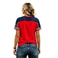 thumbnail image 5 of 2026 New USA Soccer Jersey Women United States National Team Shirt, United States Jersey Soccer, Resistant V Neck Short Sleeve Football Tee for Sports Casual Daily Use for Adult(Sky Blue, L), 5 of 6