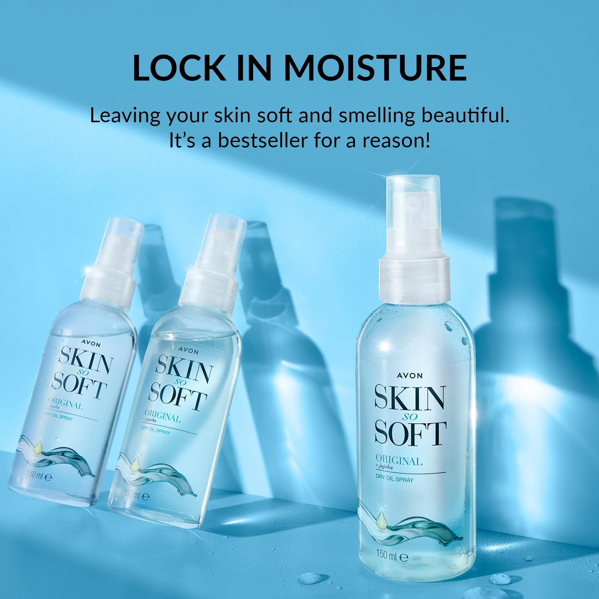 Skin So Soft Spray Body Oil with Jojoba Oil 250ml 8.45 oz