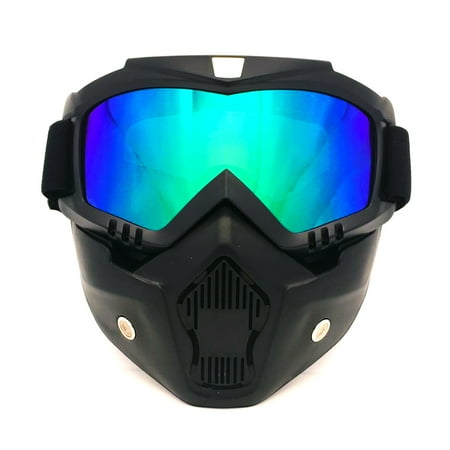 Winter Cycling Goggles BF655 Outdoor Goggles & Mask UV Protection Polycarbonate Scratch Resistance Goggles for Cycling Motorbike Skiing Outdoor ()