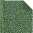 thumbnail image 3 of CozyNestFinds Reversible Wrapping Paper - Mini Roll - 17 Inch X 33 Feet - Dark Green and Delicate Polka Dots Design for Birthday, Holiday, Wedding, Baby Shower, 3 of 15