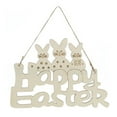 thumbnail image 1 of Pendant Decorative Rabbit Pattern Wood Easter Bunny Rabbit Pendant For Easter Gifts Jikaix, 1 of 3