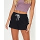 thumbnail image 2 of AUTOMET Pantalones cortos deportivos para mujer, informales, de verano, de cintura alta, cómodos pantalones cortos para correr, pantalones cortos de gimnasio con bolsillos, color negro, 2 of 5