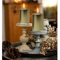 thumbnail image 4 of Hyoola Metallic Pillar Candles - 6 Pack - Cream Gold - 2.75 Inch x 5 Inch, 4 of 8
