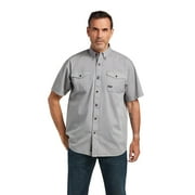 ARIAT Rebar Washed Twill Work Shirt, Silver Fox, Medium
