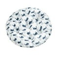 thumbnail image 3 of 1 Pcs Round Chair Cushion, for Dining Chairs Textured Non-Slip Chair Pads Thick Memory Foam Kitchen Seat Cushion for Dining Room Office Indoor Patio Furniture 16", 3 of 3