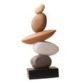 thumbnail image 4 of Resin Stone Sculpture Decor Fine Gloss Texture for Apartment Farmhouse Home Cabinet Birthday Gift, 4 of 9