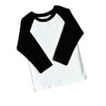 thumbnail image 4 of Kids BaseBall Raglan T-shirt,Infant Raglan Tee-White/Kelly Green-6-12m, 4 of 4