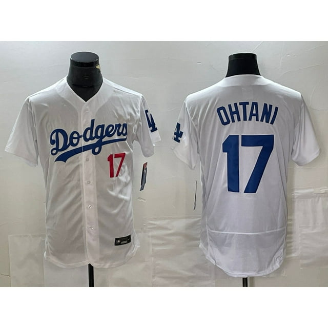 Maillot de Baseball MLB Dodgers 17# OHTANI Édition Élite Maillot Brodé Los Dodgers