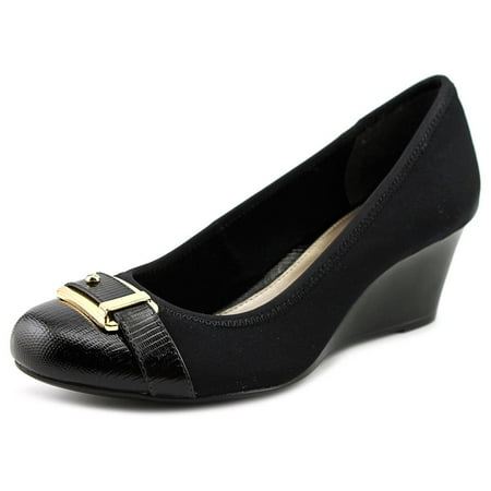 Alfani Tomina Open Toe Canvas Wedge Heel