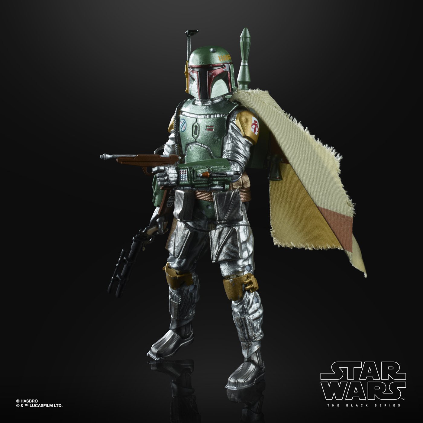 The Black Series: Star Wars (Episode 5), Boba Fett (Carbon) (40th) (NON-MINT PACKAGE)