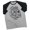 T-Shirt Heather Grey, variant on GYMISH RAGLAN No Pain No Gain Workout Gym T-Shirt – Funny Gym Shirt for Men, Men's Fitness Tee, Weightlifting & Bodybuilding Apparel