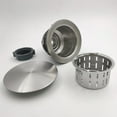 5-Piece Kitchen Sink Drain Strainer Kit - Gold 3.5 Inch Garbage Disposal Accessories