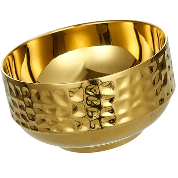 SEWCHICS Stainless Steel Kitchen Mixing Bowl, Golden Finish, and Versatile for Home and Professional Cooking Use