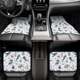 thumbnail image 7 of Honeii Undersea Animals Print Car Foot Mat Four-Piece Set - Front & Rear Universal Car Floor Mats for SUVs, Trucks, Sedans, 7 of 7
