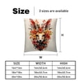 thumbnail image 5 of Floral Animal Stylish Velvet Throw Pillow Covers Inserts Set of 2 for Bed & Chair - Unique Patterns, 16x16, 18x18, & 20x20 Inches for Any Occasion!, 5 of 6