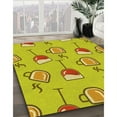 thumbnail image 2 of Ahgly Company Indoor Rectangle Patterned Banana Yellow Area Rugs, 7' x 10', 2 of 6