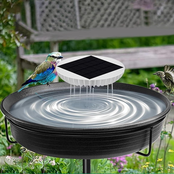 Solar Bird Bath Wiggler – Water Bubbler with Solar Top – Durable Water Mixer & Agitator – Garden Pond Decoration