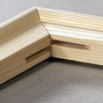 thumbnail image 5 of Creative Mark Pro-Bar Heavy Duty 48" Wood Stretcher Bars - 6 Pack 1.5" Deep Extra Heavy White Pine Wood Stretcher Bars for Canvas, Artists, Framing, 5 of 6