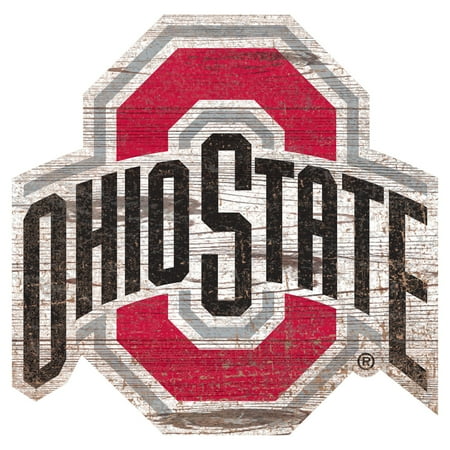 Fan Creations NCAA Distressed Logo Cutout Sign Wall Art