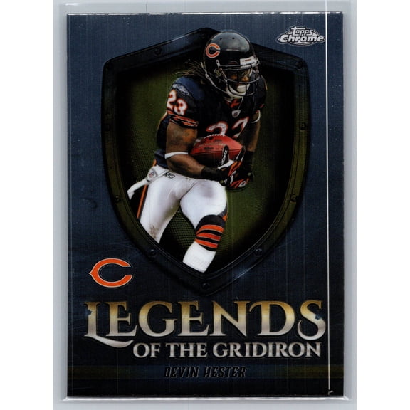 2025 Topps Chrome Legends of the Gridiron LOG-37 Devin Hester Chicago Bears Football Card Chicago Bears NFL Football Trading Card