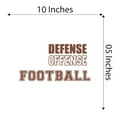 thumbnail image 4 of Boys Defense Offense Football Active Sports Wall Decal Decoration Boys Sports Lover Decor Game Day Wall Decal Lasts Years and Easily Removable - Size: 10 In(W) x 5 In(H), 4 of 5
