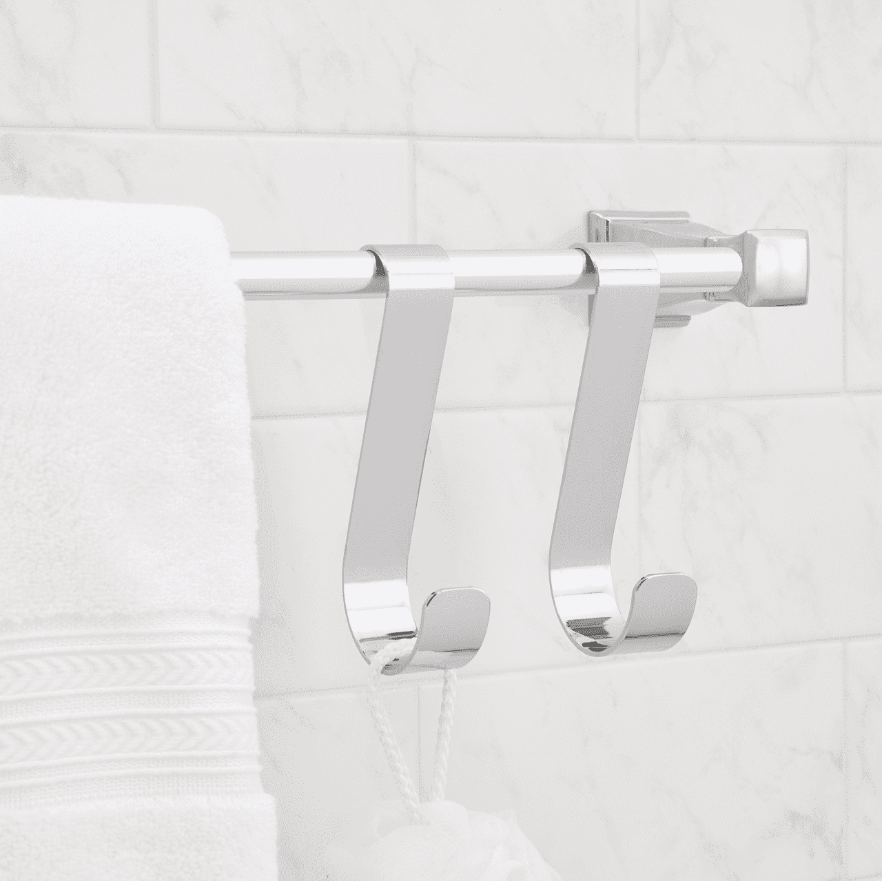 Better Homes & Gardens Chandler 24 in Wall-Mount Towel Bar, Chrome