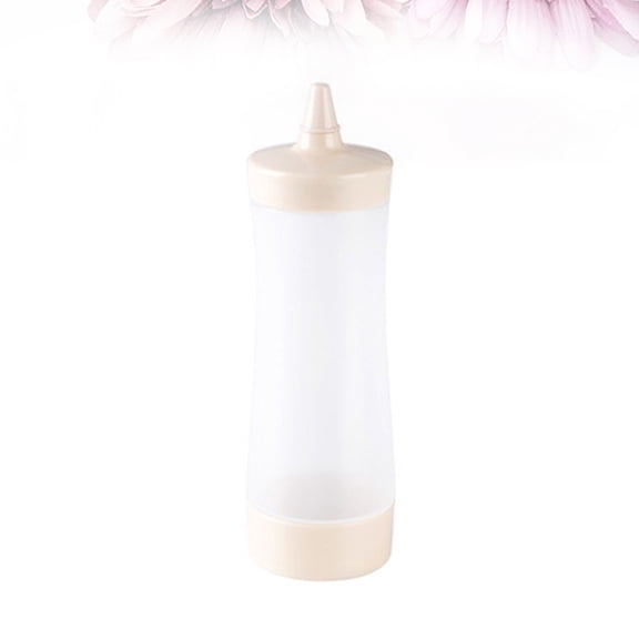 HEMOTON  Squeeze Sauce Bottle Squeezing Container Reusable Condiment Dispenser