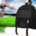 thumbnail image 3 of Youth Soccer Bags - Sports Backpacks for Soccer, Basketball, Football with Ball Holder for Boys Girls - Black, 3 of 4