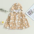 thumbnail image 3 of Fortune Infant Girls Floral Hooded Sweatshirts Spring Baby Zipper Hoodie Jacket, 3 of 7