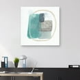 thumbnail image 3 of Transparencies Aqua I by Décor Design Canvas Art Print, 1.5" x 35", 3 of 4