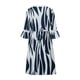 thumbnail image 4 of VISgogo Vestido suelto con cuello en V para mujer, bohemio 3/4 de manga larga con ribete de encaje, minivestido de playa fluido VISgogo  moda, 4 of 9