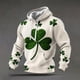 thumbnail image 3 of Ceisia Men's St. Patrick's Day Printed Loose-Fit Hooded Sweatshirts | Casual Daily Wear Comfort Fit Green XXL Gifts, 3 of 4