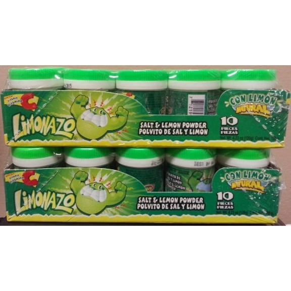 Bilot Limonazo Mexican Candy Salt & Lemon Powder Pack of 2 (Total of 20 Pieces)