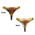 thumbnail image 3 of Balery Sunset Sunflower Cow A Tangas de Algodón para Mujer con Estampado – Ropa Interior Sexy, Transpirable, G-string-X-Large, 3 of 6
