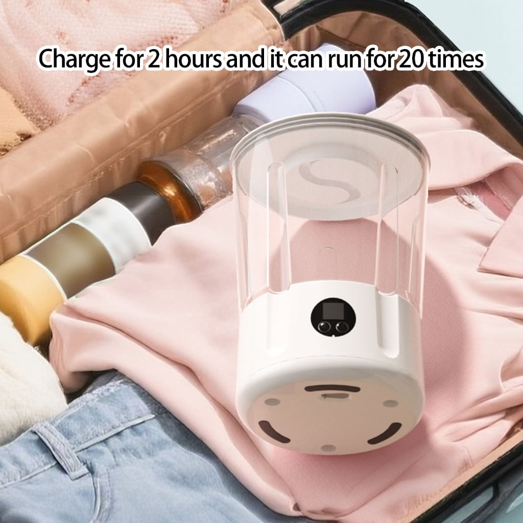 Underwear Washing Machine Rechargeable Mini Portable Washing Machine Underwear Baby Clothes Lightweight for Apartment