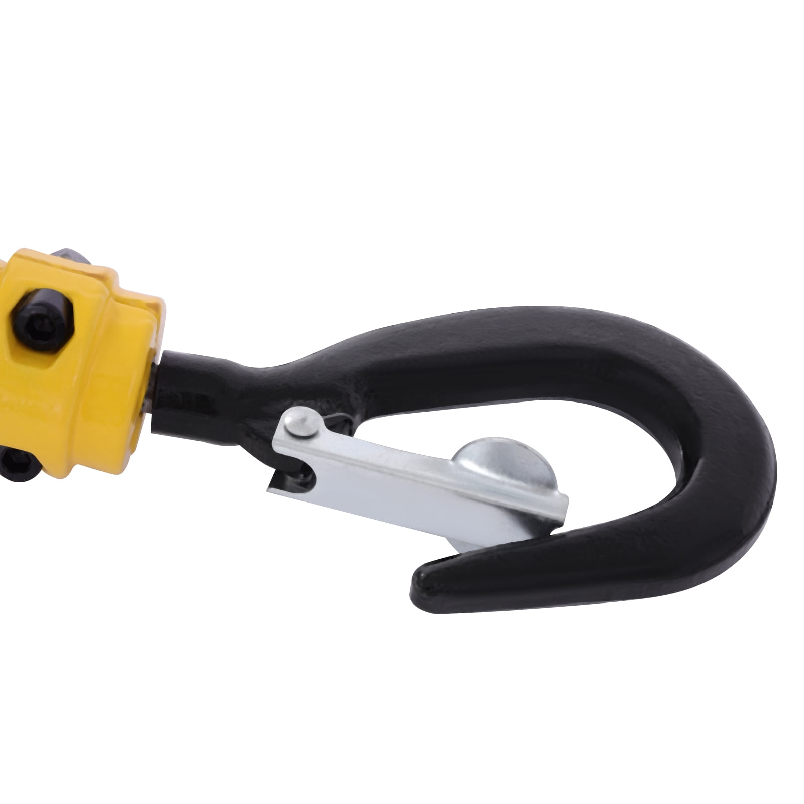 3-in-1 38.7ft Portable Electric Winches Orange Pure Copper Motor Hoist Winch Crane Lift for Gardens Forests Factories