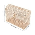 thumbnail image 3 of 31*16*25cm Wedding Card Box with Heart Lock Key Money Card Box Wedding Card Box, 3 of 20