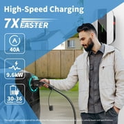 Veiphlox UC101, 240 V, 40 Amps Level 2 EV Charger with J1772 Connector, 25ft Cable