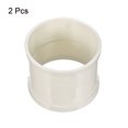 thumbnail image 3 of Uxcell Straight Socket Connector Pipe Fitting Coupling Adapter, White 110mm 2, 3 of 5