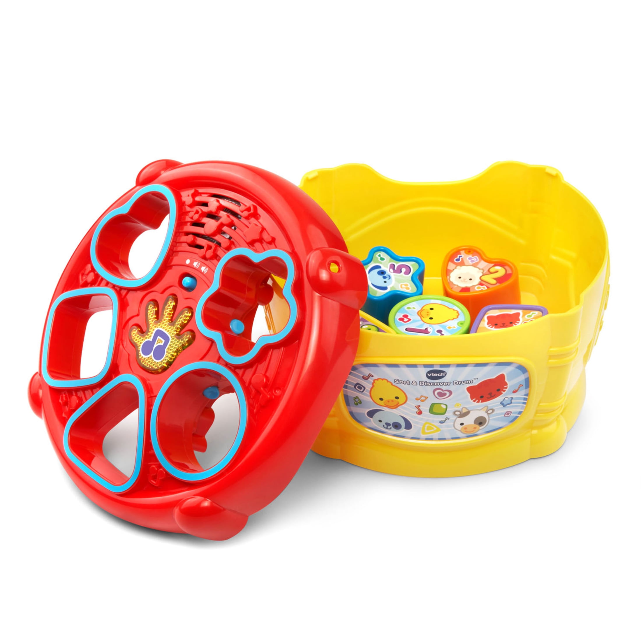 VTech Sort & Discover Drum with Accessories, Baby and Toddler Toys