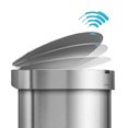 thumbnail image 5 of simplehuman 12 Gallon Semi-Round Sensor Trash Can with Liner Pocket, Brushed Stainless Steel, 5 of 9
