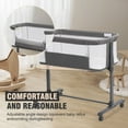 thumbnail image 6 of 3 in 1 Baby Crib, Baby Cradle, Baby Bassinet, Baby Cot, Bedside Sleeper, Travel Cot, 6 of 8
