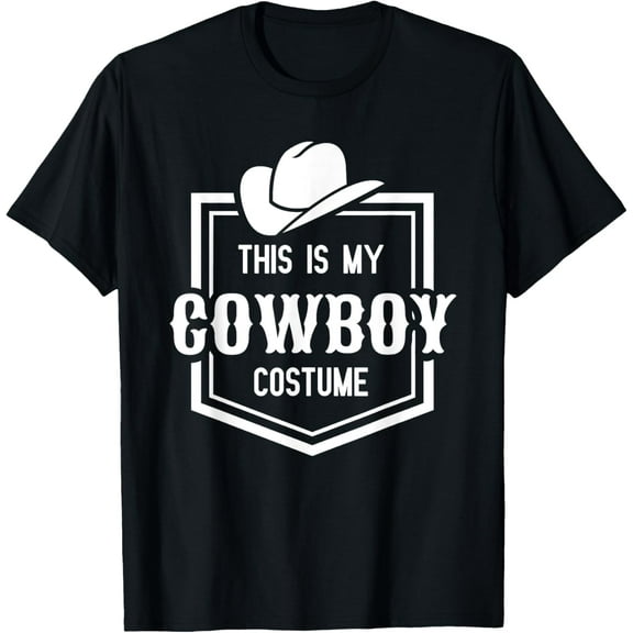 This is My Cowboy Costume Funny Lazy Country Western T-Shirt