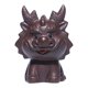 thumbnail image 2 of Estatua de dragón pequeña, figura de dragón en miniatura, escultura de té para mascotas, obra de arte bonita para decoración del hogar y sala de estar naranja Macarena Estatuilla de dragón, 2 of 8