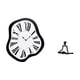 thumbnail image 5 of Reloj De Pared Acrílico Distorsionado, Escultura única Y Creativa, Figura De Reloj Derretido, Adorno De Escritorio Abstracto De Lujo Para Entrada De Tienda, Dormitorio O Como Regalo De, 5 of 8